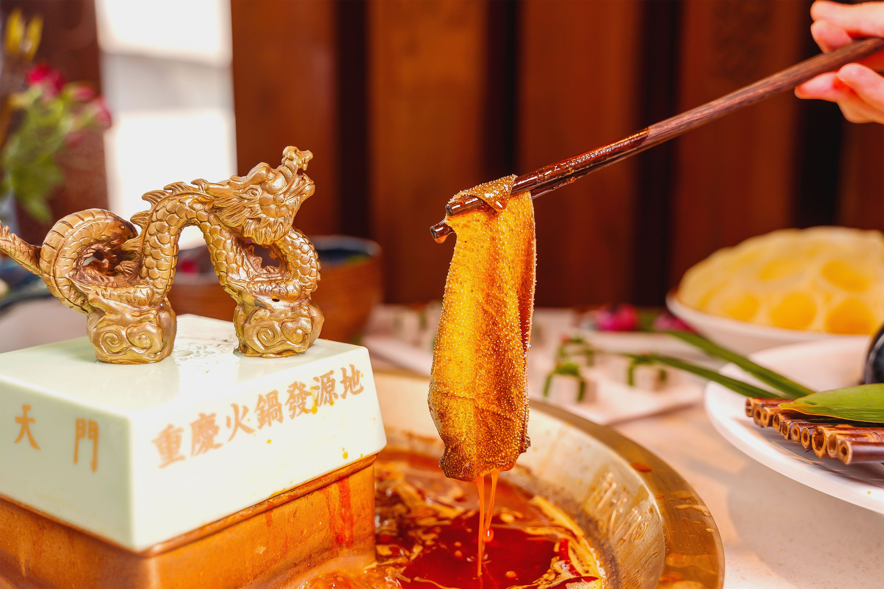 重慶火鍋加盟店，為什么毛肚如此受歡迎？